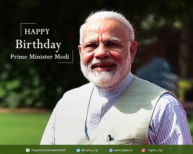 Happy birthday pm Narendra Modi 