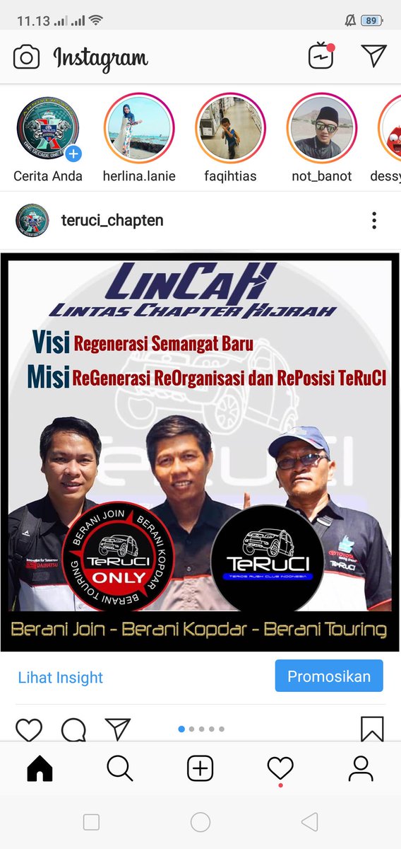 Chapten2009's tweet photo. TeRuCI Memilih dengan semangat baru
#TeRuCIAnnivFest2019 #teruci12th   #mulaidarinol #pertamax #TeRuCI  #fulltank #toyotaindonesia 
#cumantoyotaygbisa 
#toyotaprivilage #TeRuCIGilaTouring @teruciers @toyotaid @pertamina @pertamaxfuels @mypertamina @pertaminamor3 @pertaminalub https://t.co/WygLhp8LE0