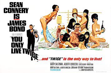 YOU ONLY LIVE TWICE: Not as good as THUNDERBALL but has to be a personal fav because it goes to space AND has a ninja war in a volcano (which Bond participates in as a newly crowned ninja himself) and also reveals that Donald Pleasance himself plays Blofeld!