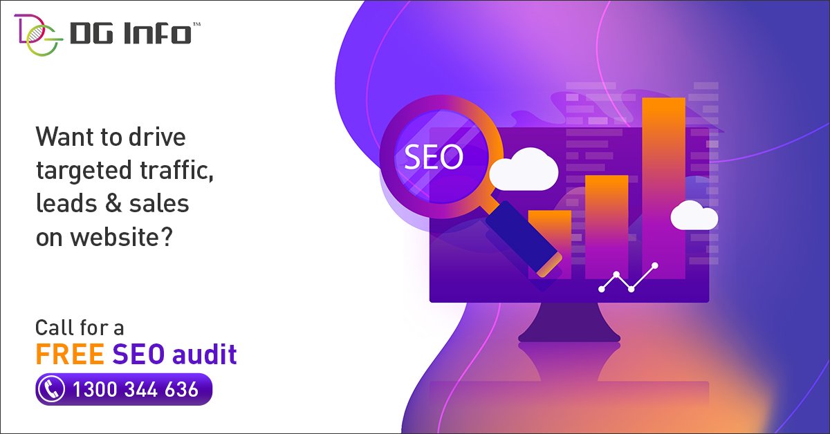 DGInfoServices's tweet photo. DG Info website #SEOauditservices provide you with a deeper understanding as to why your website isn’t ranking, way to drive targeted traffic, generate more leads and sales.

Get your website free #SEOaudit today!
Let’s talk ☎: 1300 344 636 | Visit 🌐: https://t.co/M4ZCiq8K3D https://t.co/YfWZTCITjN