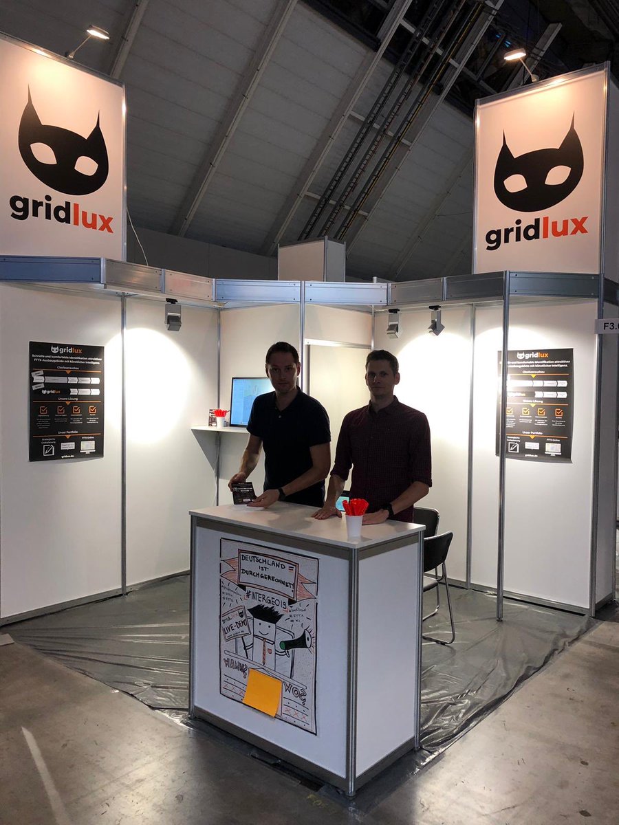 gridlux's tweet photo. Guten Morgen von der #INTERGEO19 👋 https://t.co/OOHEEJRKje