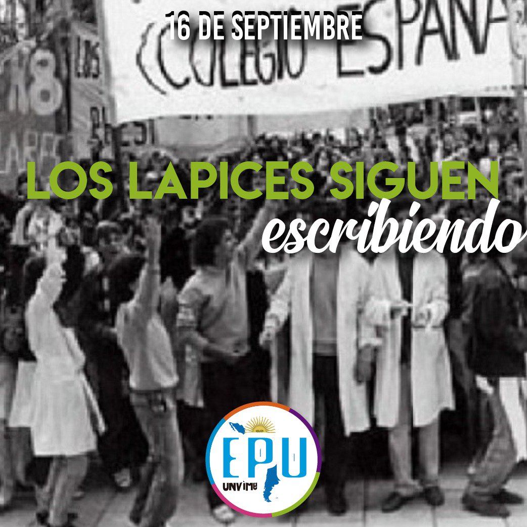 EPU_UNViMe's tweet photo. 16 DE SEPTIEMBRE DE 1976- NOCHE DE LOS LAPICES.

Su reclamo sigue vivo. ¡No dejaremos que se apague la memoria!

Lee más en: https://t.co/nG1xEuerCP https://t.co/lZHUJYVFDI