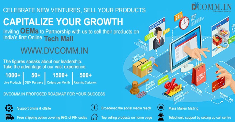 oshora_online's tweet photo. Inviting OEMs to a partnership with us to sell their products on India's first online Tech Mall!!

For more information mail us at tellme@dvcomm.in
Visit: https://t.co/n8EA3DNqVT

#TechMall #OEMs #Partner #Partnership #eCommerce #NewVenture #Business #YourGrowth #Shopping https://t.co/IybtsA4rlN