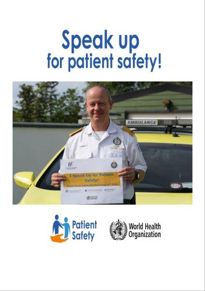 Speak Up For Patient Safety @NasDirector <a href="/HSELive/">HSE Ireland</a>  #WorldPatientSafetyDay #patientsafetyday