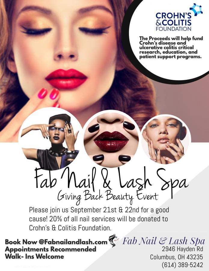 Need some "me time"? Please come join us this Saturday &amp; Sunday! Raise funds for the foundation while getting pampered.