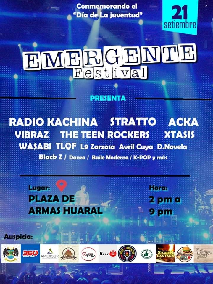 Strattorock's tweet photo. Continuamos con la #Gira #VuelvesaVolar ! este sábado 21 de setiembre estaremos en #Huaral en el #FestivalEmergente Emergente Música !!! Nos vemos!! 💪😎🎵🎸✌️ https://t.co/cx97gGC13G