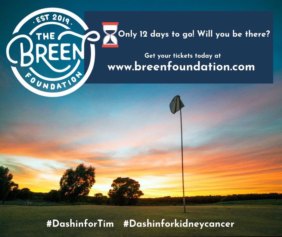 BreenFoundation's tweet photo. Our first annual golf scramble is just around the corner - and you won’t want to miss it! With generous sponsors and a fantastic course, we know that with your help we can keep #DashinforTim. Grab your golf and dinner tickets today at https://t.co/Axv9Kq9TDH! https://t.co/jPJ1ntQzPa
