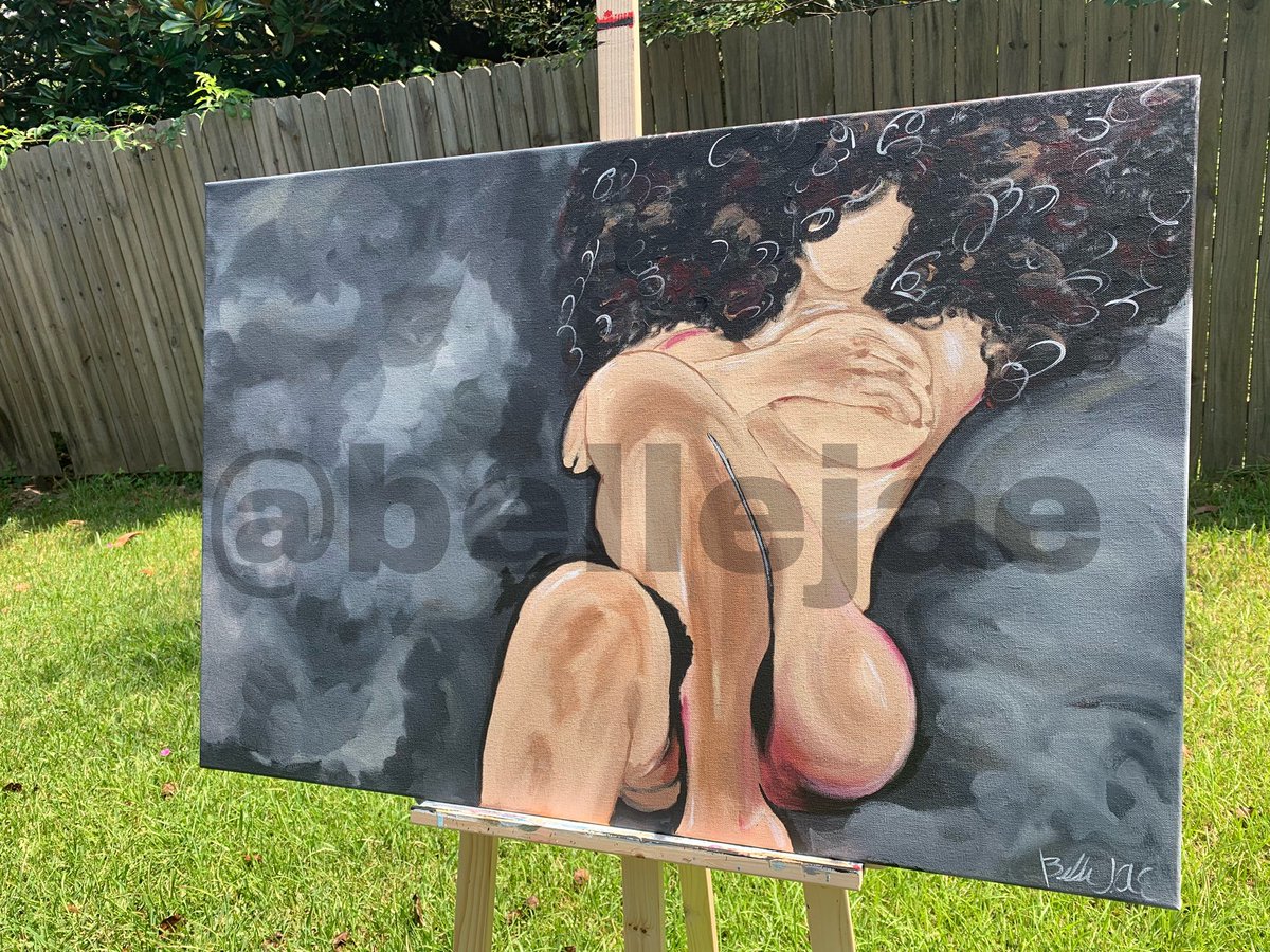 _bellejae's tweet photo. ART by BelleJAE 🎨 “Brown Skin Girl” https://t.co/lVOjfJtnkE