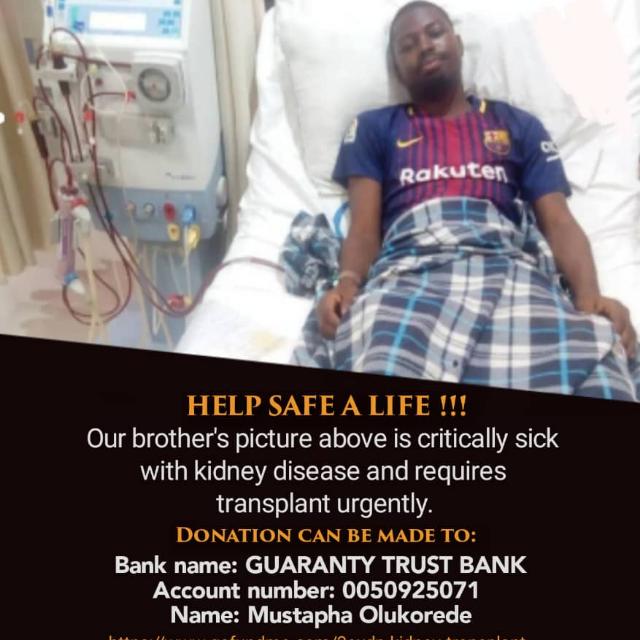 ZenithDele's tweet photo. Together WE can help #saveKorede to live... He needs us and WE need him. Your prayers and donations will help this man, full of potentials... NO AMOUNT IS EVER SMALL.
#saveKorede https://t.co/2JF7nBw20d