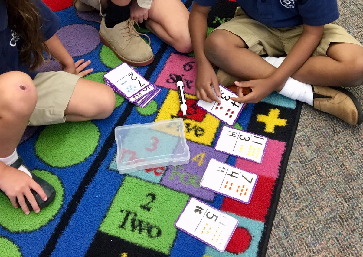 misskgrade1's tweet photo. Busy day in 1st grade working on addition with small group math centers!  Best part is seeing their math skills &amp; teamwork shine as they complete each center. ✨ https://t.co/eGtjWyX5hY