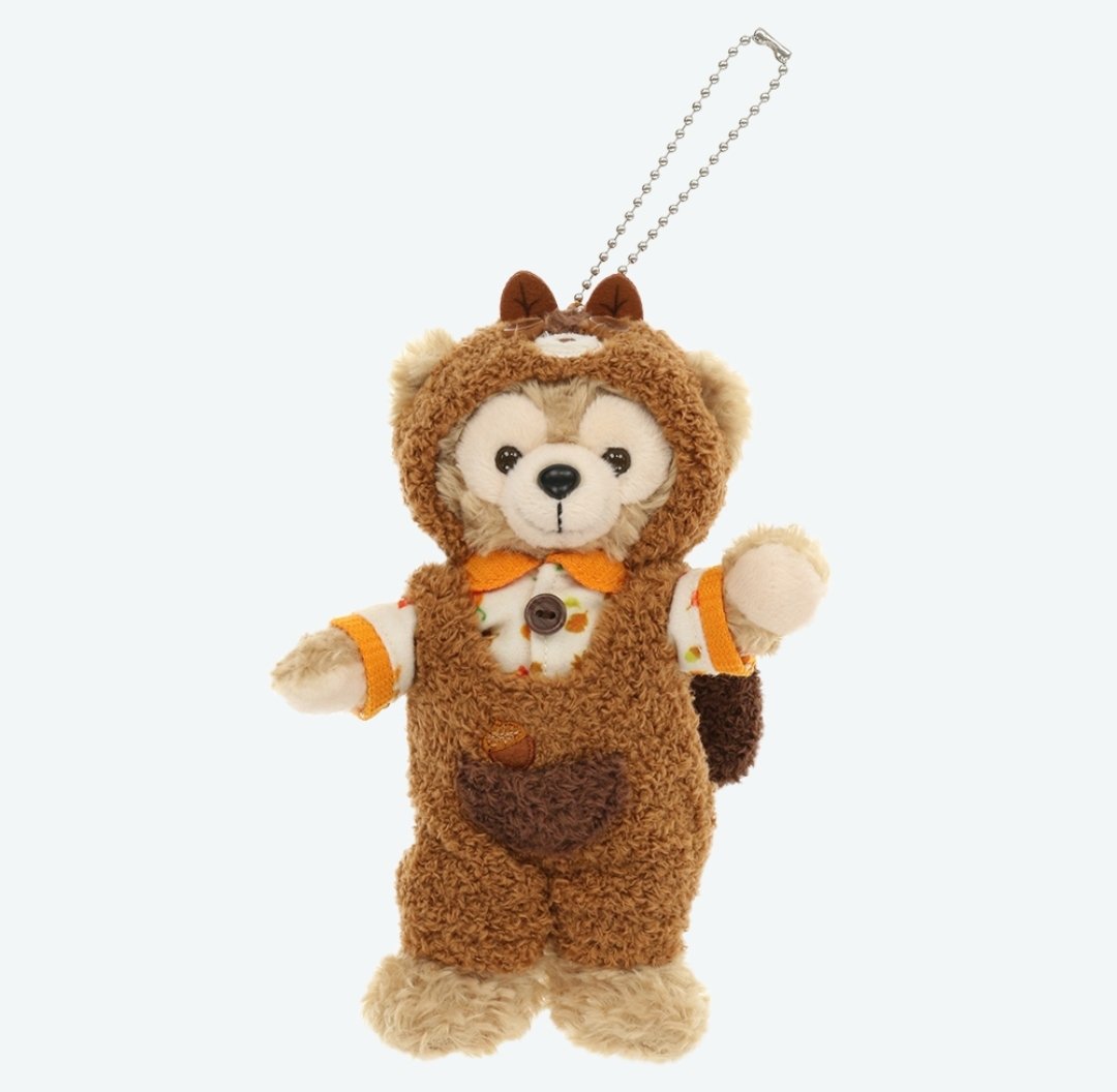 ダッフィーたちの秋のぼうけん】 ぬいぐるみバッジ (ダッフィー