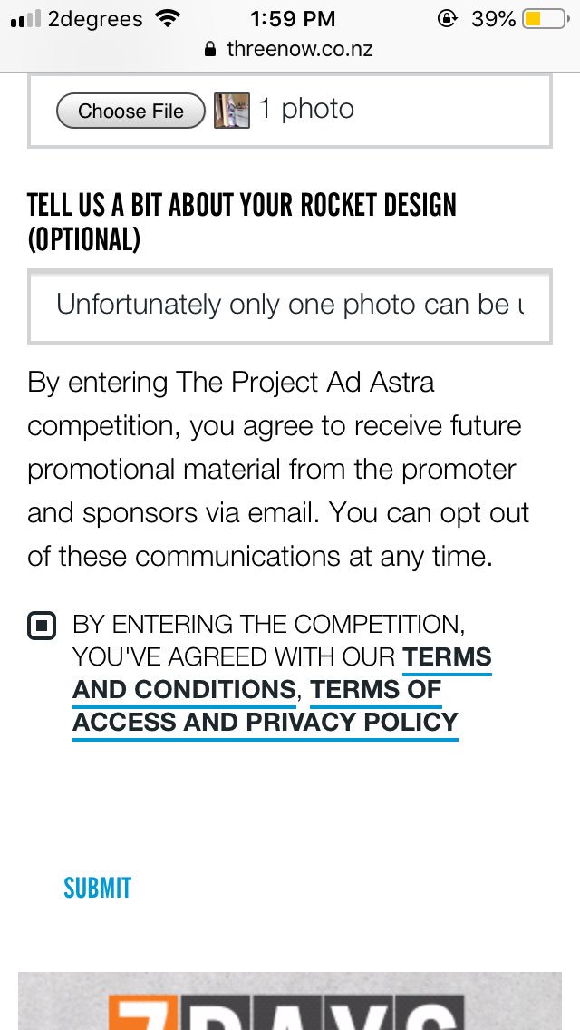 143_ange's tweet photo. When you spent ages working on your rocket design for the @TheProject_NZ competition and the website doesn’t work for the 15 minutes before the deadline so you’re not even sure if your entry was submitted 😭🚀💔 #TheProjectNZ https://t.co/zeIsIqjVQY