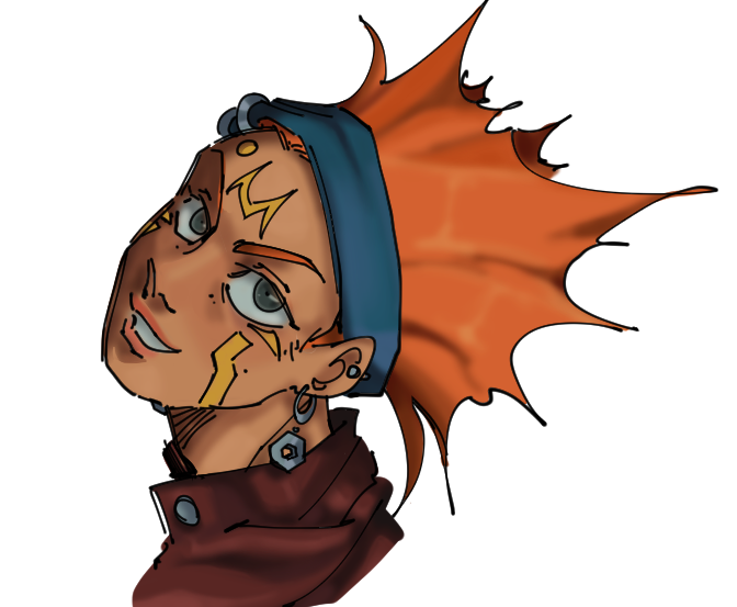 CROW  and  i am still not happy w/ how i draw jack 