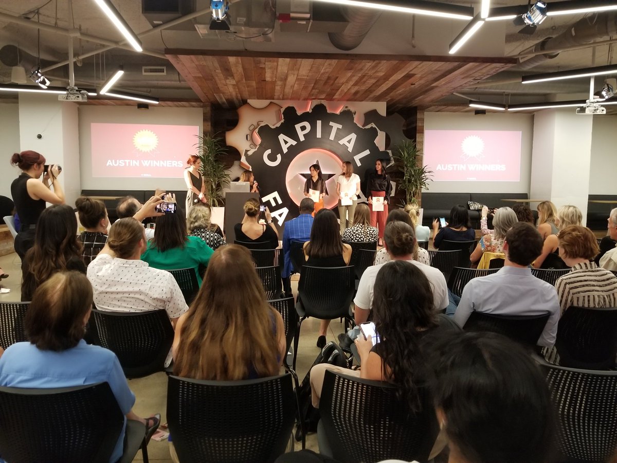SaraJ_atx's tweet photo. Great evening of networking and inspirational startup pitches by strong Texas women @womenintech, @CapitalFactory, @sogalventures, @WomenatAustin, @AustinStartups, @DallasStartups, @CIBCInnovation https://t.co/jOdWxqKDrx