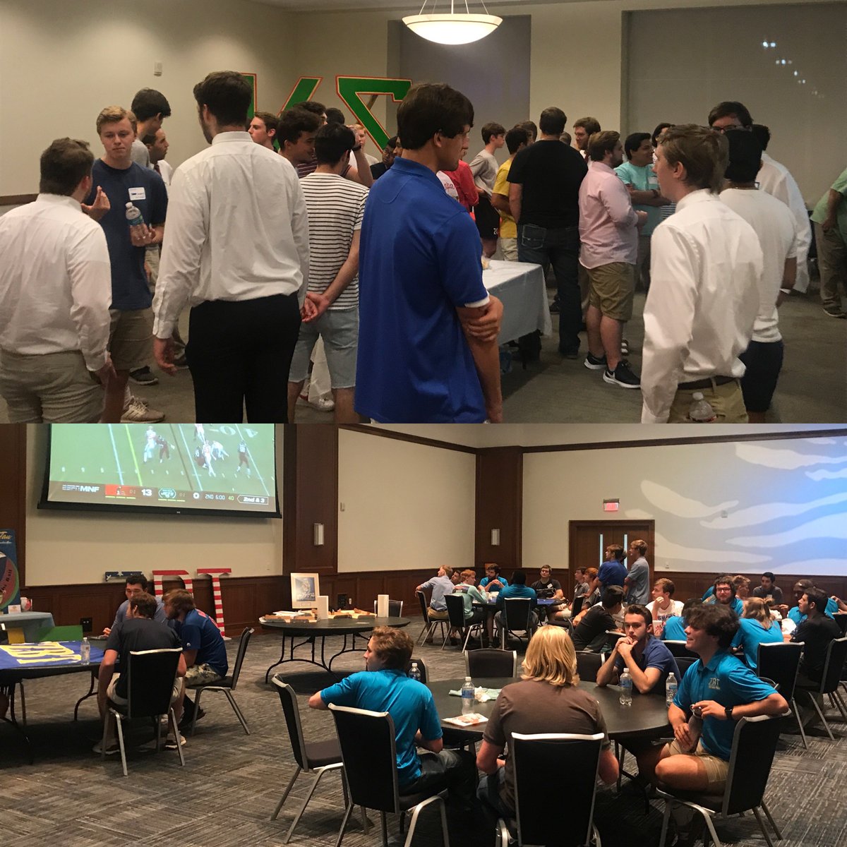 First night of Fall Recruitment was a success!