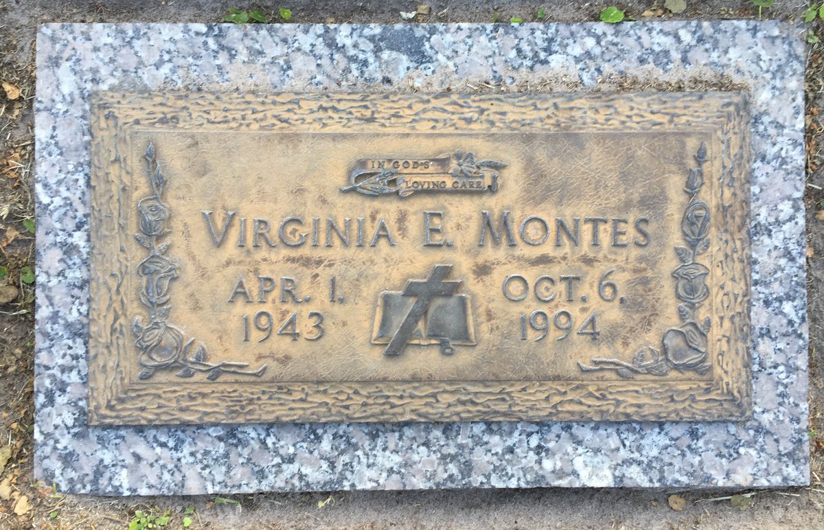 Virginia Elenor montes - she went by Ginny Montes but she was a civil rights activist and feminist who was the first Latina to become a national officer of the National Organization for Women (No lo puedo buscar una foto de ella )