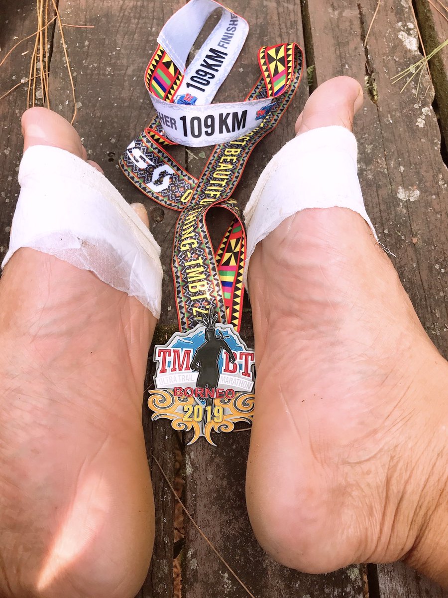 Pain is temporary.. Pride is forever.. #tmbt2019 #noshortcuts #virgin109km #ultratrailmarathon #santaisantairunners