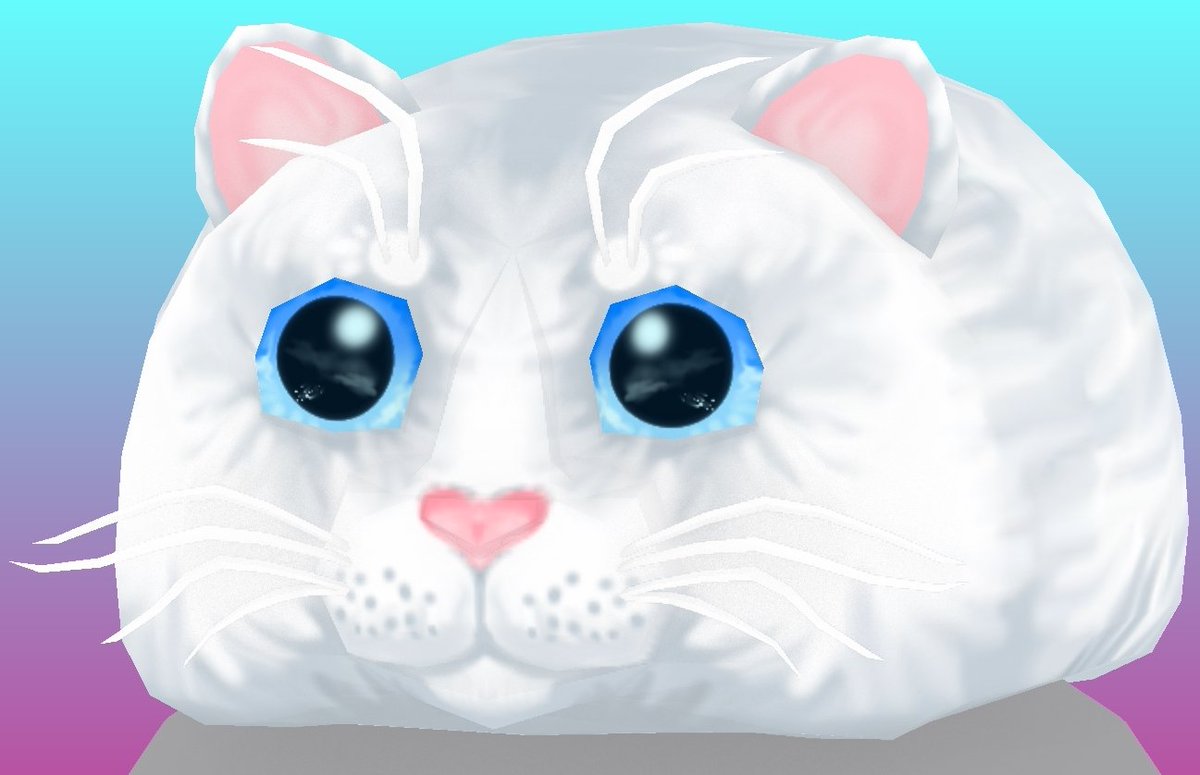 Erythia On Twitter White Kitty Blue Eyes Won Remember Be Very Gentle With Your Loafs These Little Sweeties Just Like To Ride On Your Head While Looking Absolutely Adorable Roblox Robloxugc Https T Co Azzmcjmviz - blue eyes roblox