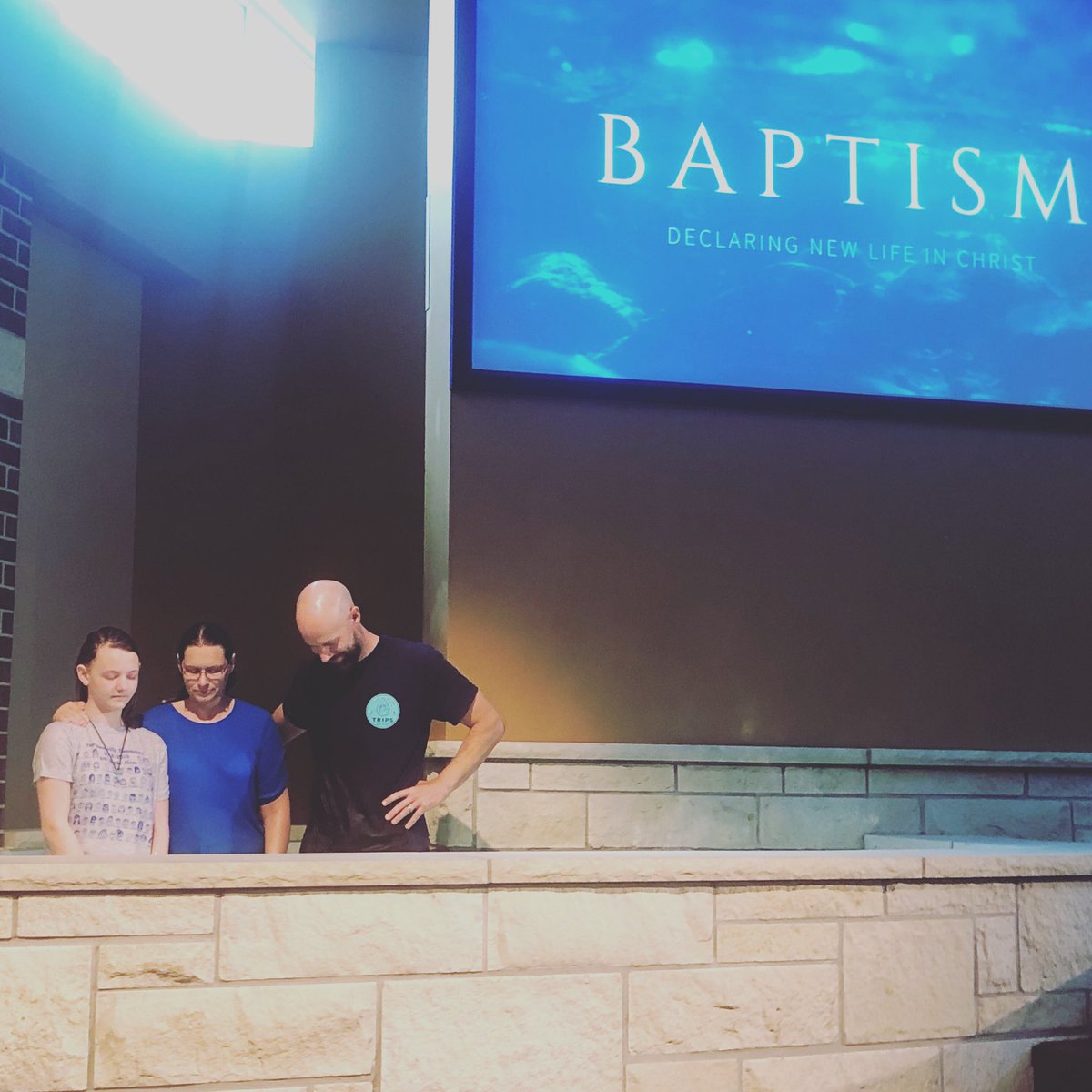 NCCTopeka's tweet photo. Baptisms are the best! Sunday we celebrated watching Laurel &amp; her daughter Brittah take their next step of faith. https://t.co/iwNTFhdVim