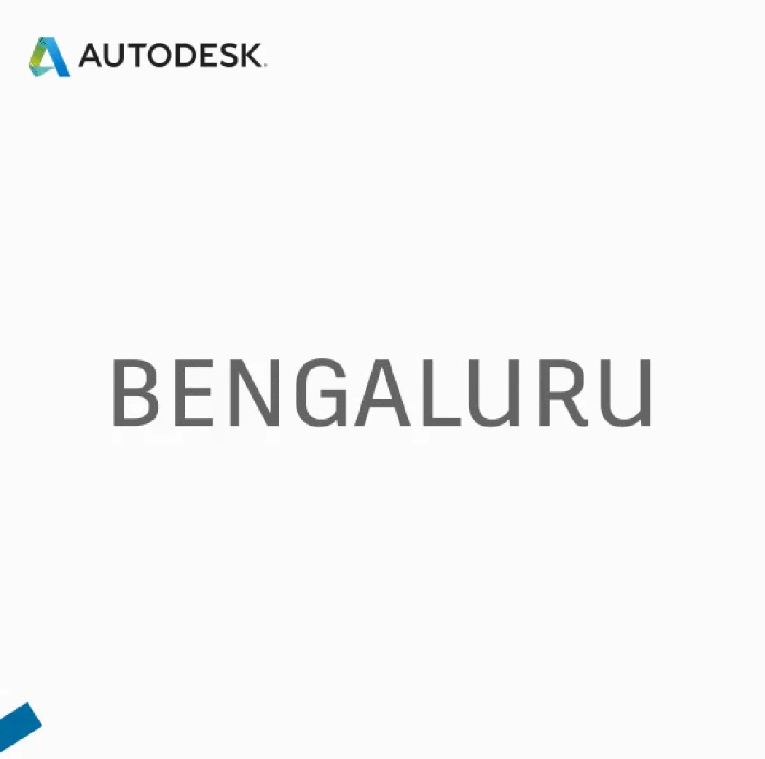 AlluvadaNeeraj's tweet photo. @autodeskindia Its Bengaluru...!!! https://t.co/NczkLAX8gy