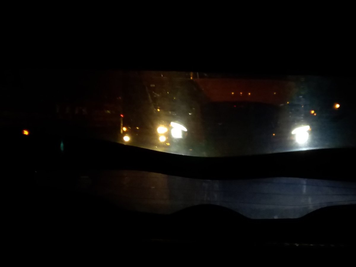 KathleenONeil's tweet photo. Stuck in construction traffic tonight. I didn't like the tone of the truck behind me. #angryeyebrows #uncleleo #Seinfeld https://t.co/0v49VHfQOH