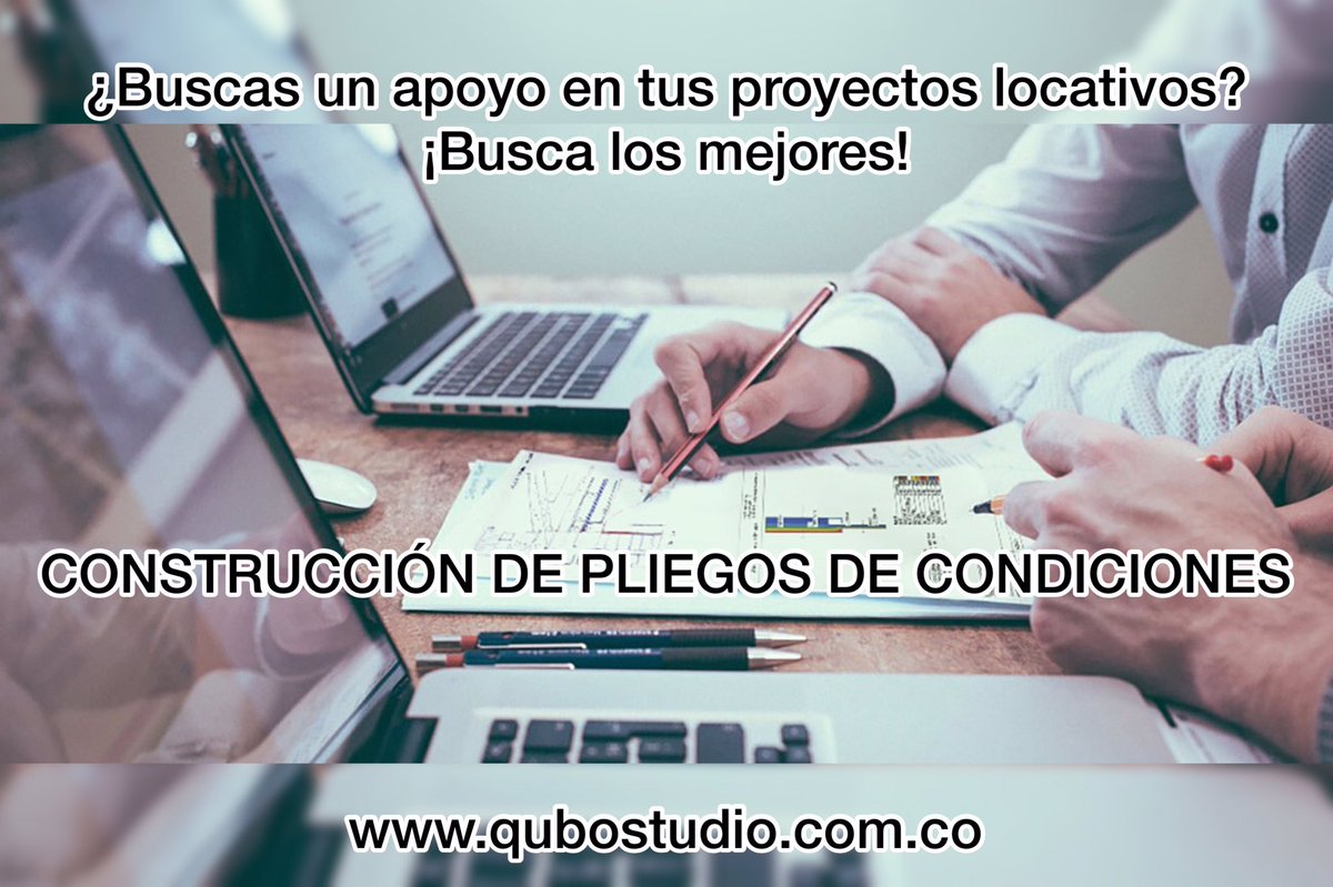 QUBO_STUDIO's tweet photo. 🚨Trabaja con Profesionales🚨🤔📲💼📊🤝👌🏽✅construcción de pliegos de condiciones 📌Quieres optimizar tiempo y recursos? 📲¡Llámanos y te estructuramos tu proyecto! ⚠️👷🏽‍♂️🖥📊🏗👷🏽‍♂️⚠️ #construcciondepliegosdecondiciones #obracivil #mantenimientoslocativos #qubostudiosas https://t.co/3mNoQBKSx7