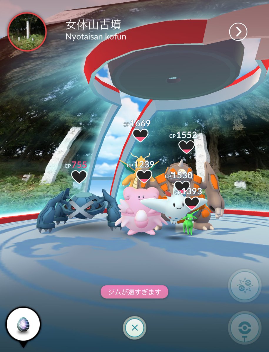 Toy6353 1バロウズ 伝説レイド発生 ポケモンgo 群馬レイド 太田市レイド