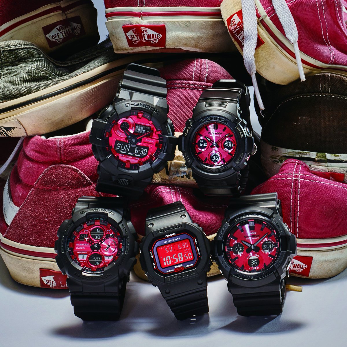 G-SHOCK  GW-B5600AR 美品！ レッド 電波ソーラー