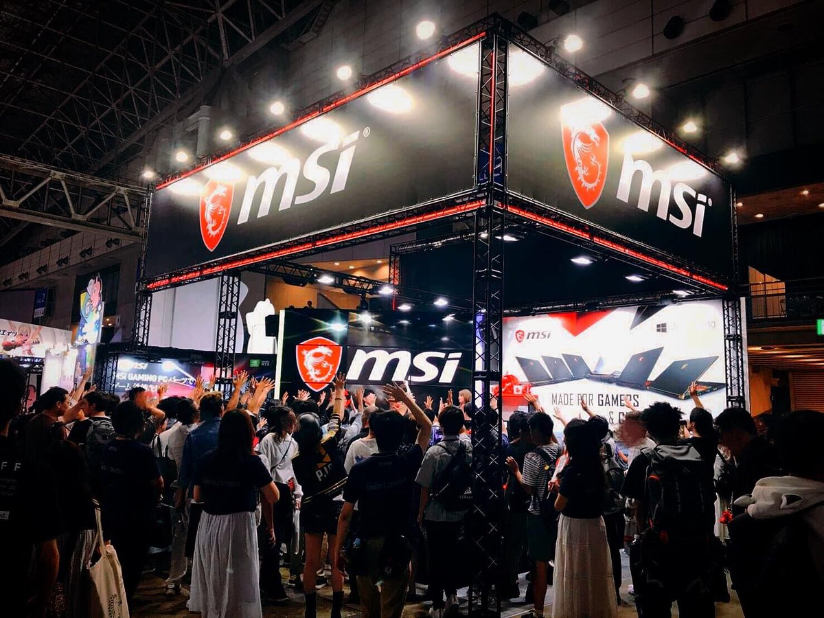 msicomputerjp's tweet photo. 東京ゲームショウ2019のMSIブースへお越しいただき、ありがとうございました!
すばらしい週末でした。来年もまたお会いしましょう!
#MSI #games #truegaming #tokyogameshow2019
#MSITGS2019 #TGS2019 #MSIGAMING https://t.co/NDYqVDBHNA