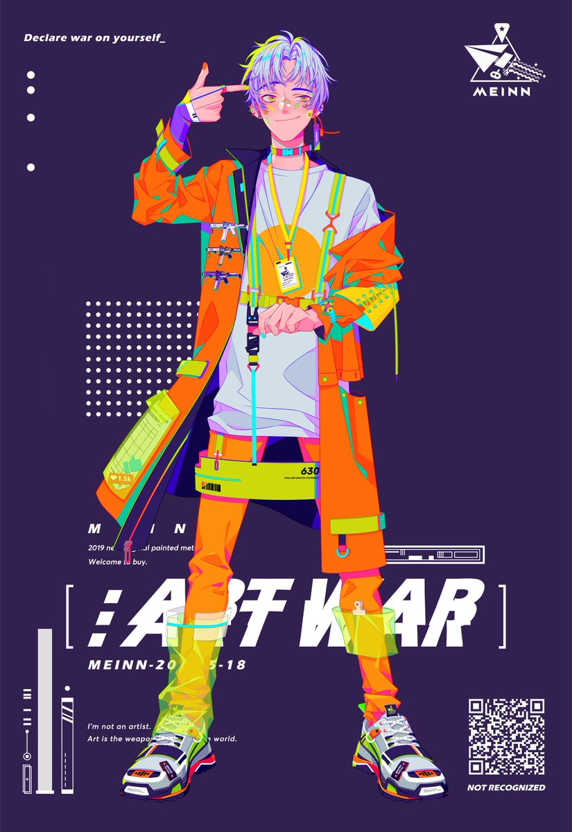 🔫I'm not an artist. Art is the weapon of against the world.💥