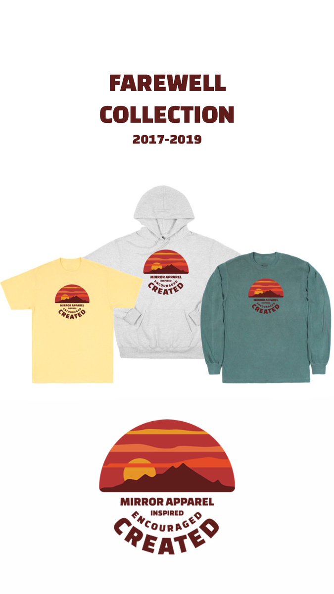 mirrorapparelco's tweet photo. Farewell Collection. 

Who wants it? https://t.co/7tbstrdZZz