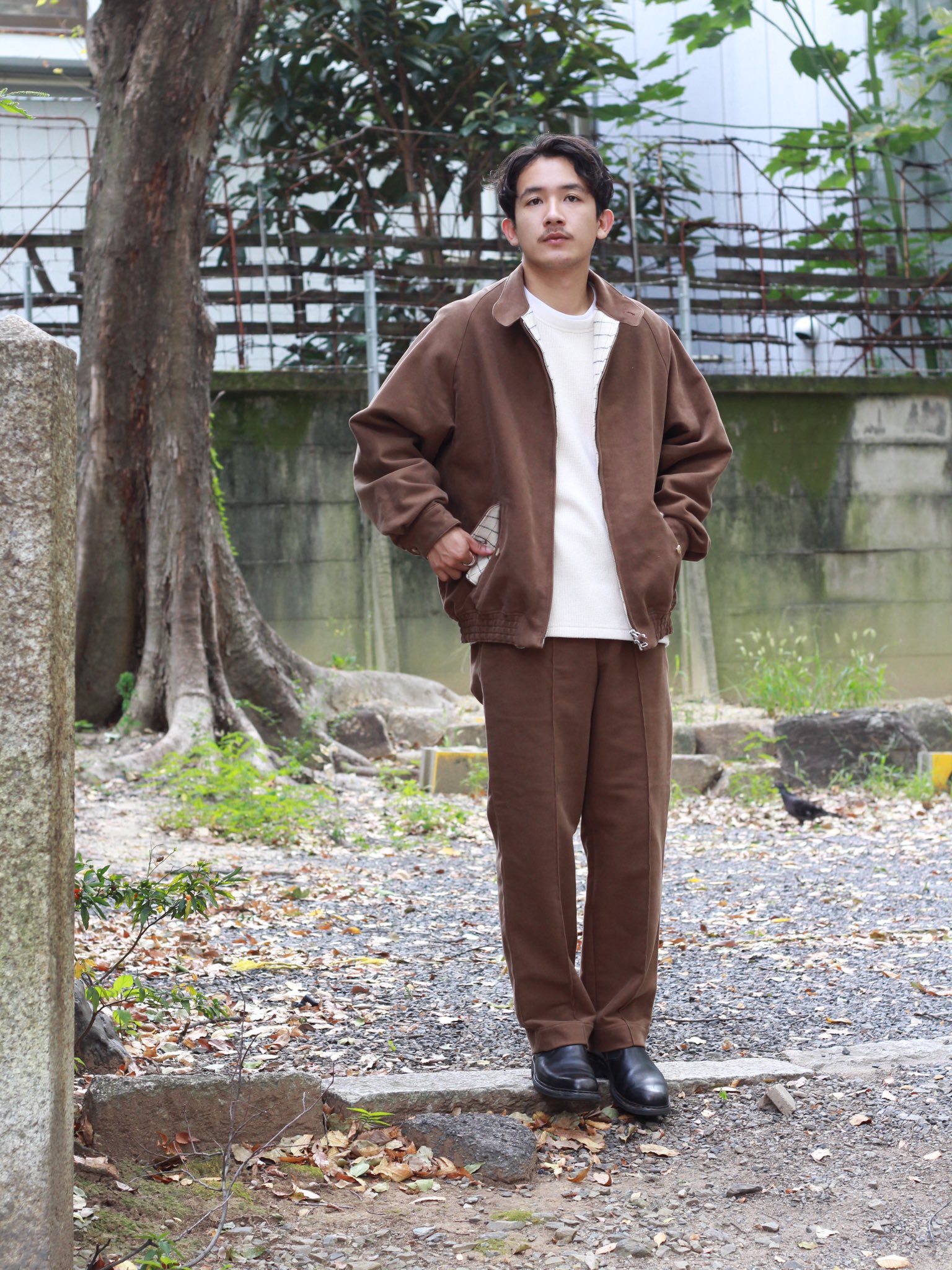 キャプテン サンシャイン Crease Tucked Easy Pants