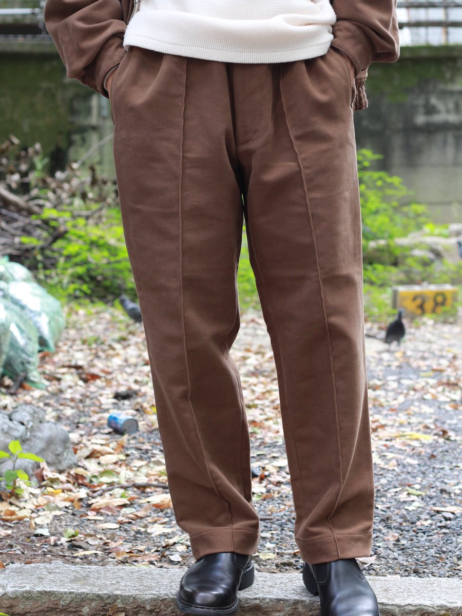 キャプテン サンシャイン Crease Tucked Easy Pants