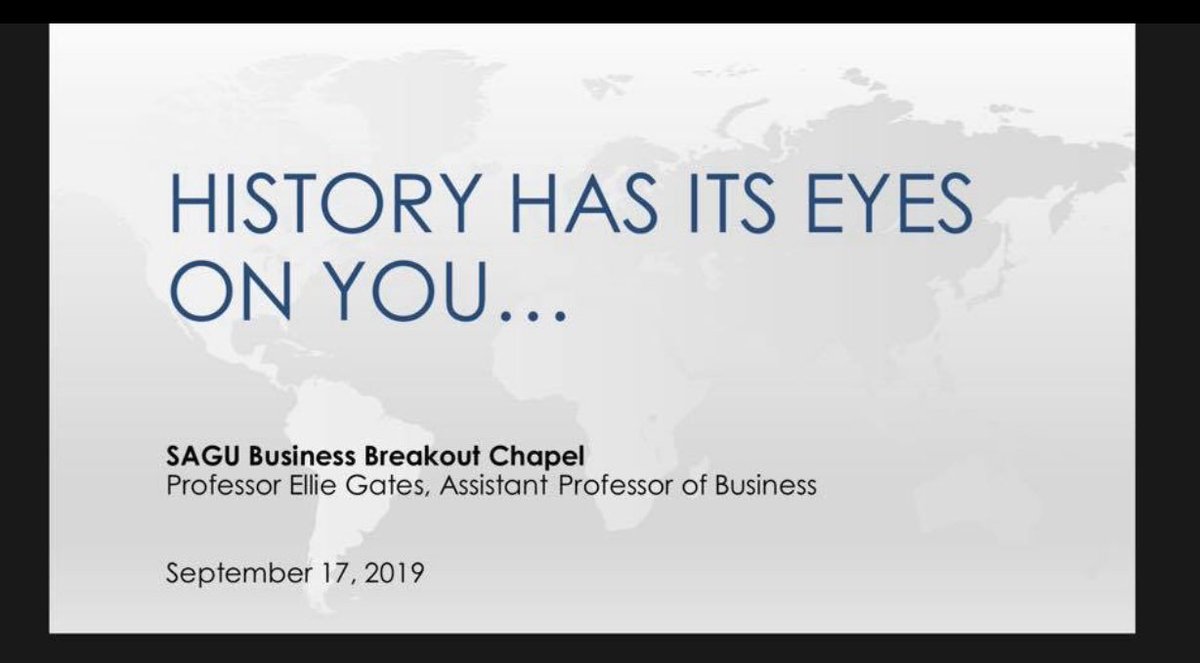 Don’t miss Break Out chapel tomorrow! Lots of important information PLUS a special message God has given Professor Ellie Gates for you! See you in McCafferty at 9:30!