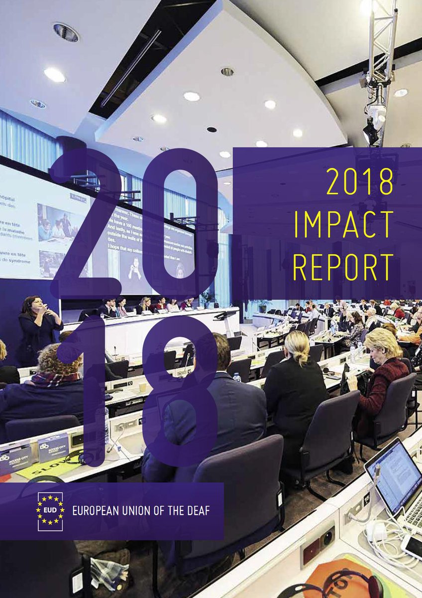 European Union of the Deaf (@eud_brussels) on Twitter photo You can find the Impact Report 2018 on our website. And there’s a new feature, the impact report is available in International Sign too. Enjoy reading!
 
Impact Report 2018:
eud.eu/impact-reports…
 
Impact Report 2018 in International Sign:
eud.eu/impact-reports… You can find the Impact Report 2018 on our website. And there’s a new feature, the impact report is available in International Sign too. Enjoy reading!
 
Impact Report 2018:
eud.eu/impact-reports…
 
Impact Report 2018 in International Sign:
eud.eu/impact-reports…