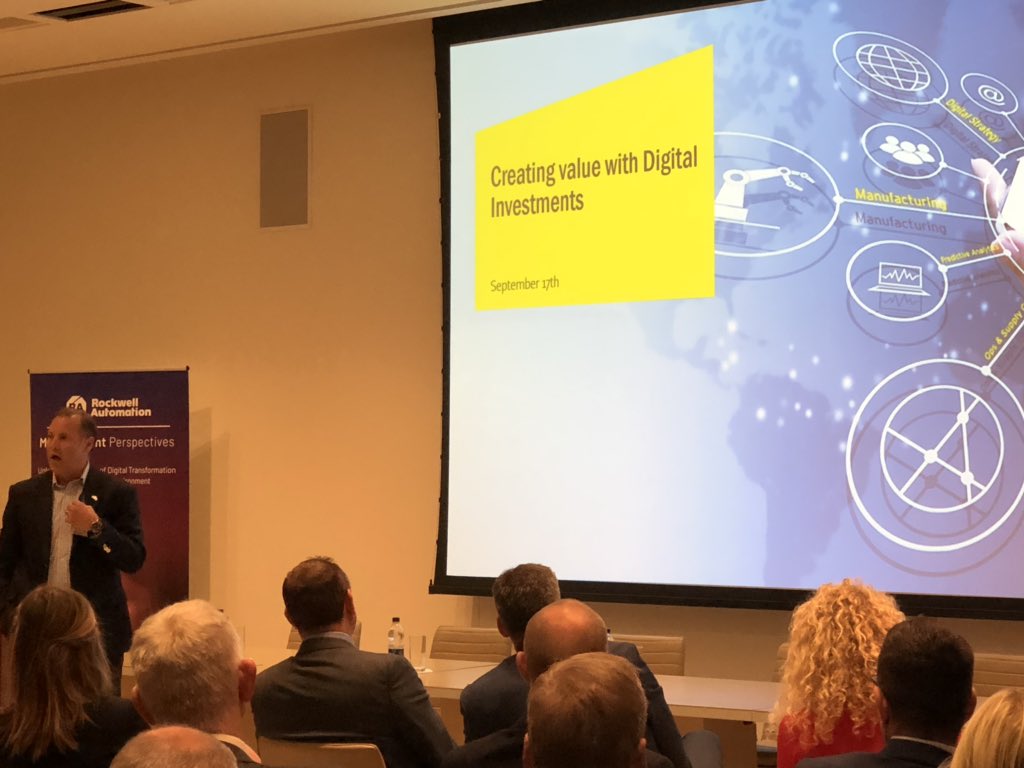 Export2Europe's tweet image. Now happening at @ROKAutomationUK biz forum, presentation by Simon Scott from @EY_UKI on “Creating the value with digital investments” #DigitalTransformation #ExpandingHumanPossibility