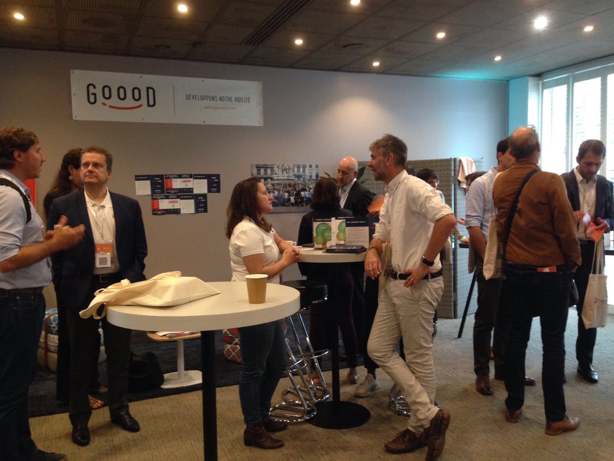 goood_officiel's tweet photo. C’est toujours avec un grand plaisir que nous vous accueillons sur notre stand pour discuter de vos contextes, de vos expériences.

Nous sommes une nouvelle fois ravis d’être Sponsor Gold à #aes19 #AgileEnSeine2019 https://t.co/LVM5XqqDce