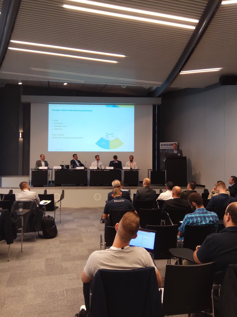 cecimo's tweet photo. Hexagon solutions help planning, optimising, validating and replicating. Without forgetting parts performance and saving time and money. #additiveEMO #EMO2019 https://t.co/TVm0pmL5pj