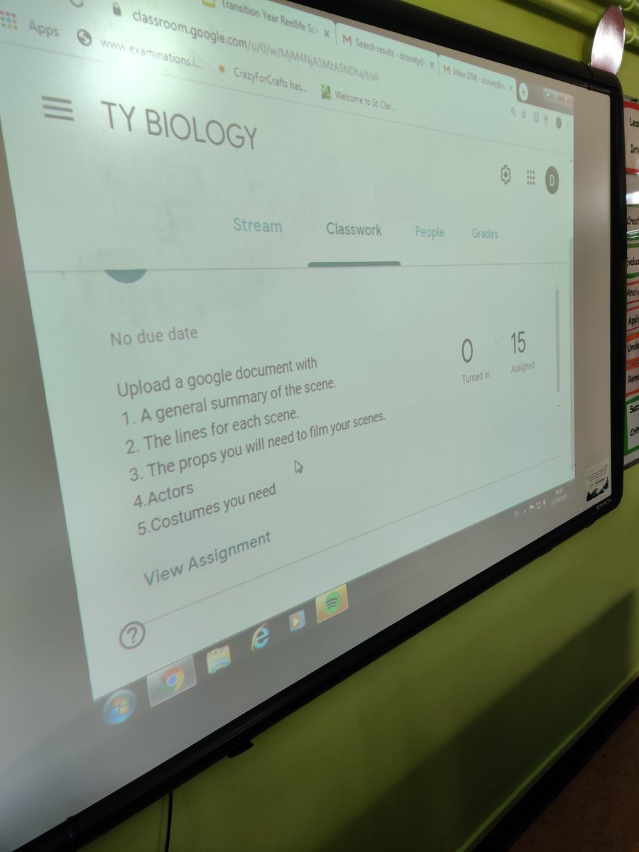 biology_st's tweet photo. TYs are busy plotting their @ReelLifeScience plotlines. Hearing rehearsal lines relating to sea pollution and black holes ! 🌍 🌊🐙🐠🏥💉💊 @accsirl @StComprehensive https://t.co/OxRdmeFIlZ