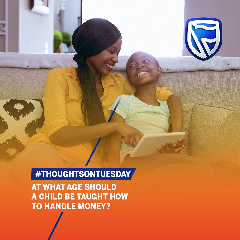 StanbicIBTC's tweet photo. #ThoughtsOnTuesday
When do you think is the best age to teach your kids about money? https://t.co/mpksyQix1x