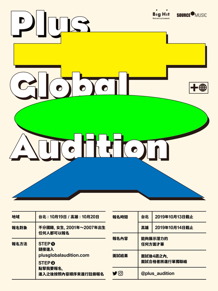 PLUS GLOBAL AUDITION tweet media
