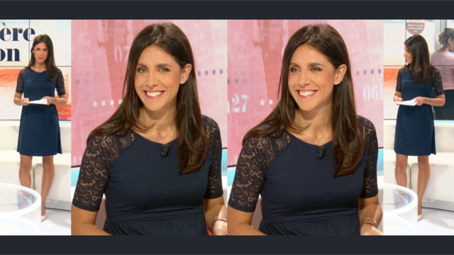 #Spotted - La journaliste Sophie Hebrard sur BFMTV portant notre robe Edwina marine <3 bit.ly/3084b3T