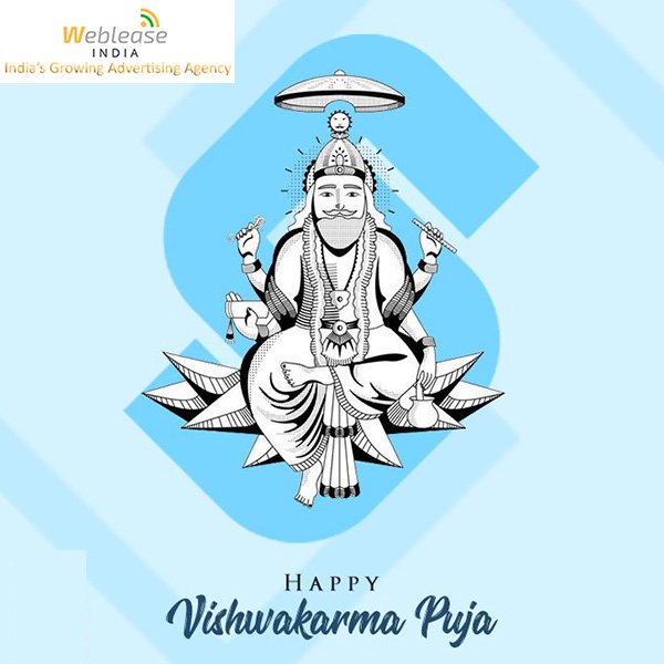 WebLeaseIndia's tweet photo. We wish everyone out there a very happy Vishwakarma Puja, with the hope that happiness will enter your and your loved one's soul and fill your home with fortune and prosperity. #digitalmarketing #digitalmarketingexpert #digitalmarketingservices #digitalmarketingmanager https://t.co/9TRk0AJm1M