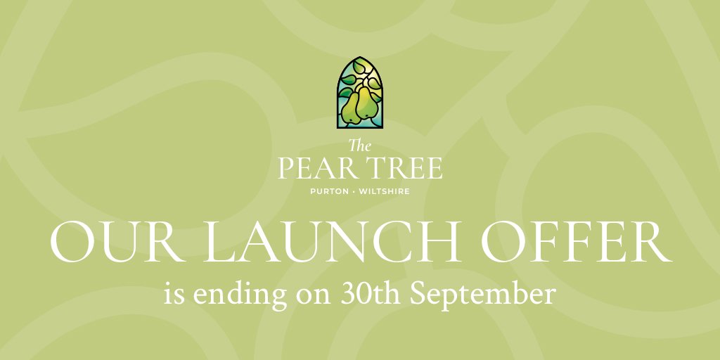 Our fantastic launch offer is ending on the 30th September. Pick a date at The Pear Tree from 2020 onwards and you'll be able to take advantage of our amazing launch offer prices! Get in contact with the team on 01793 781270 to find out more.

#launchoffer #newweddingvenue