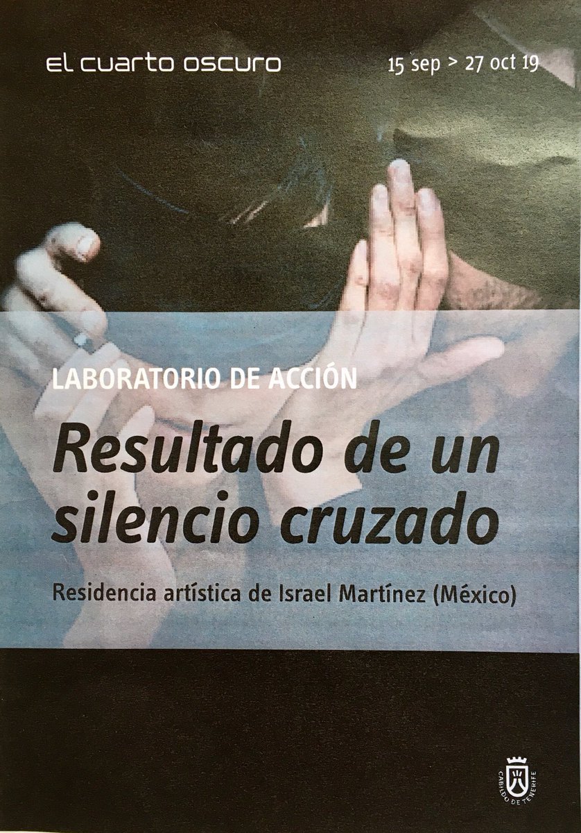«Resultado de un silencio cruzado», residencia en Tenerife.
<a href="/teatenerife/">TEA Tenerife</a>