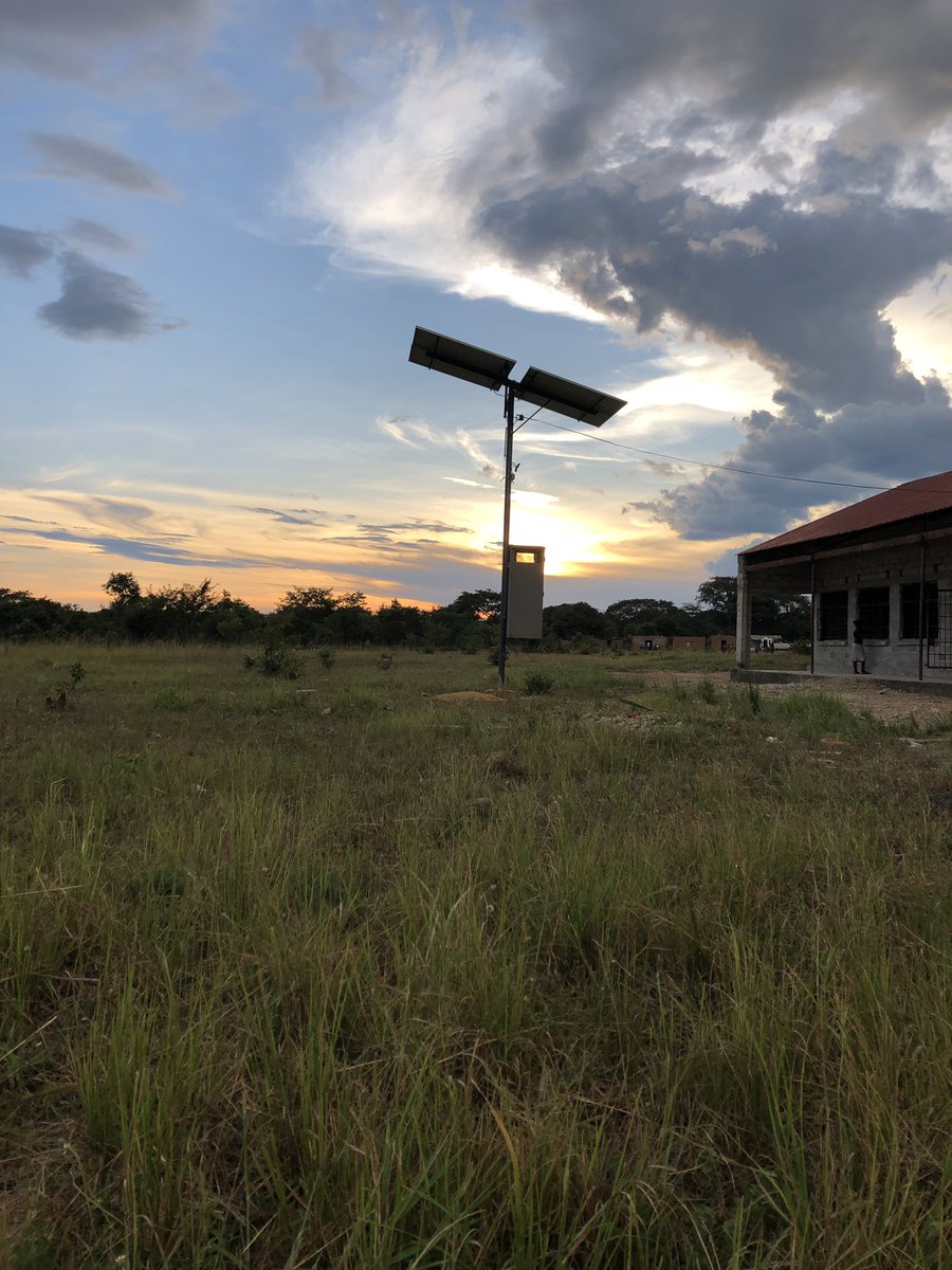 craigVeroPower's tweet photo. The lights are on, #rural Electrification powering education in #Zambia @theVeroPower #offgrid #minigrid solar power ☀️ https://t.co/kCA4gqe4IP