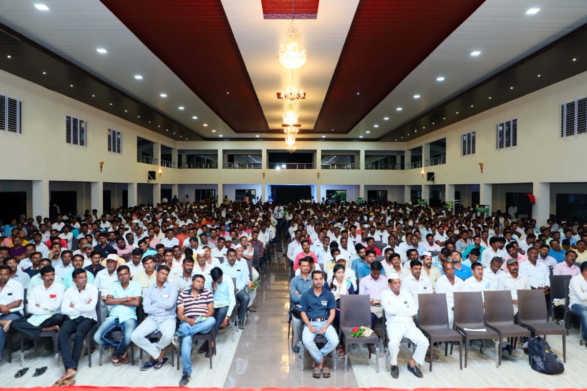 furtichem's tweet photo. Considering the present climatic situation it is necessary to go for #integratednutrientmanagement.
Our #Naitale (#Niphad) Grape growers meet is one more step towards educating #INM in grapes.
More than 1500 growers attended this event.
#Nutrifeed #INM #NashikGrapes #Grapes https://t.co/4I7CObfODU