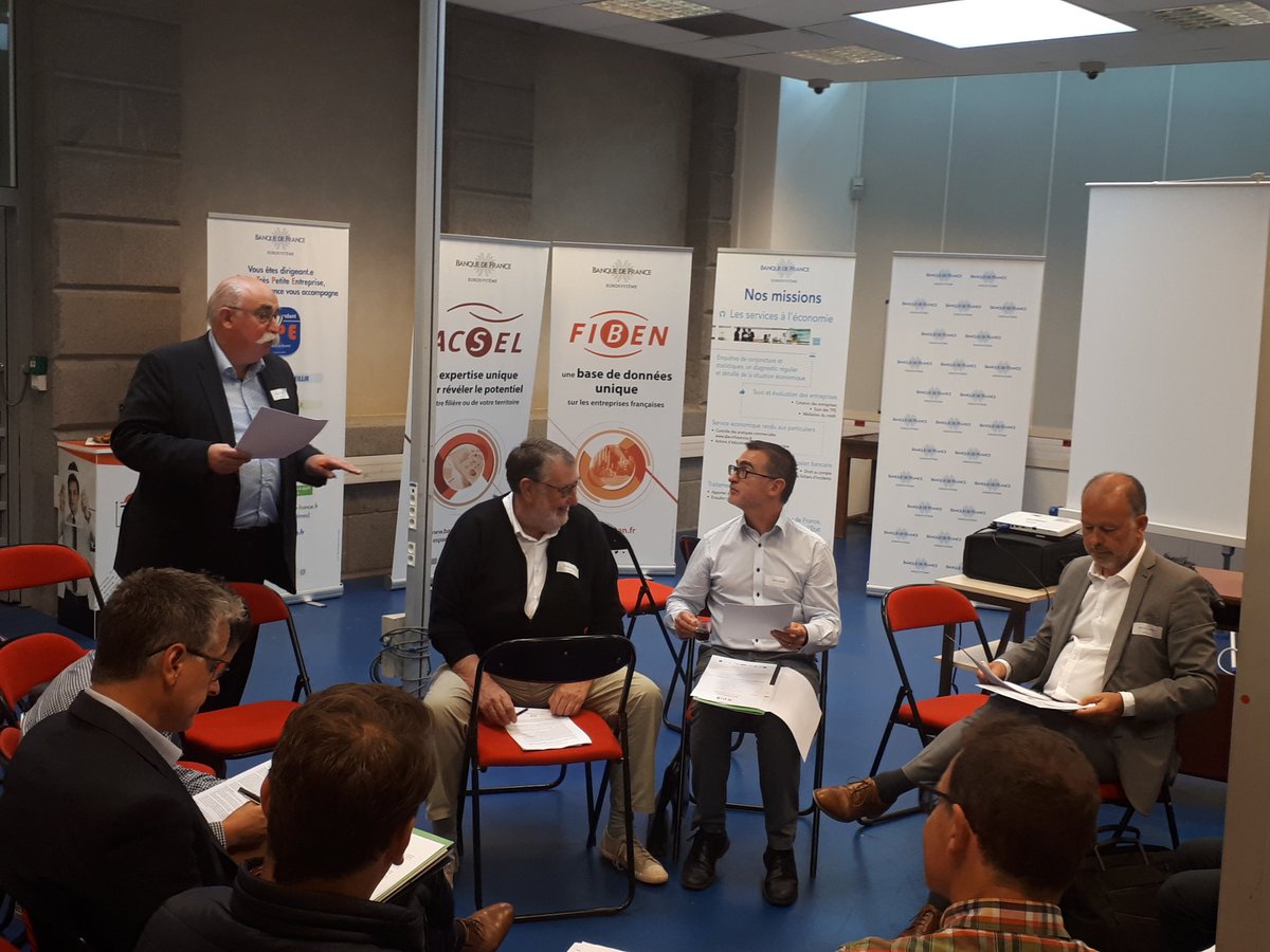 breizh_fab's tweet photo. Atelier financement #CDIB Études de cas pratiques sur 2 entreprises fictives : problématique de rentabilité et de remboursement de dette, projets d'investissements importants... comment réagir ? Quelle démarche adopter avec les partenaires financiers ? @banquedefrance #breizhfab https://t.co/sLng3BkT74