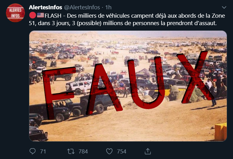 ❌ Cette photo a été prise dans le désert de Tierra Del Sol, en Californie, et date au moins de 2016... 
➡️ genright.com/blog/9-reasons…