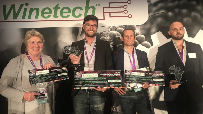 Congrats to Cape Town-based biotech firm #NemaBio for taking third place in the recent 2019 <a href="/WinetechD/">WinetechPitchingDen</a> competition. The top two places were awarded to French companies #VegetalSignals and <a href="/UVBoosting/">UV Boosting</a>.